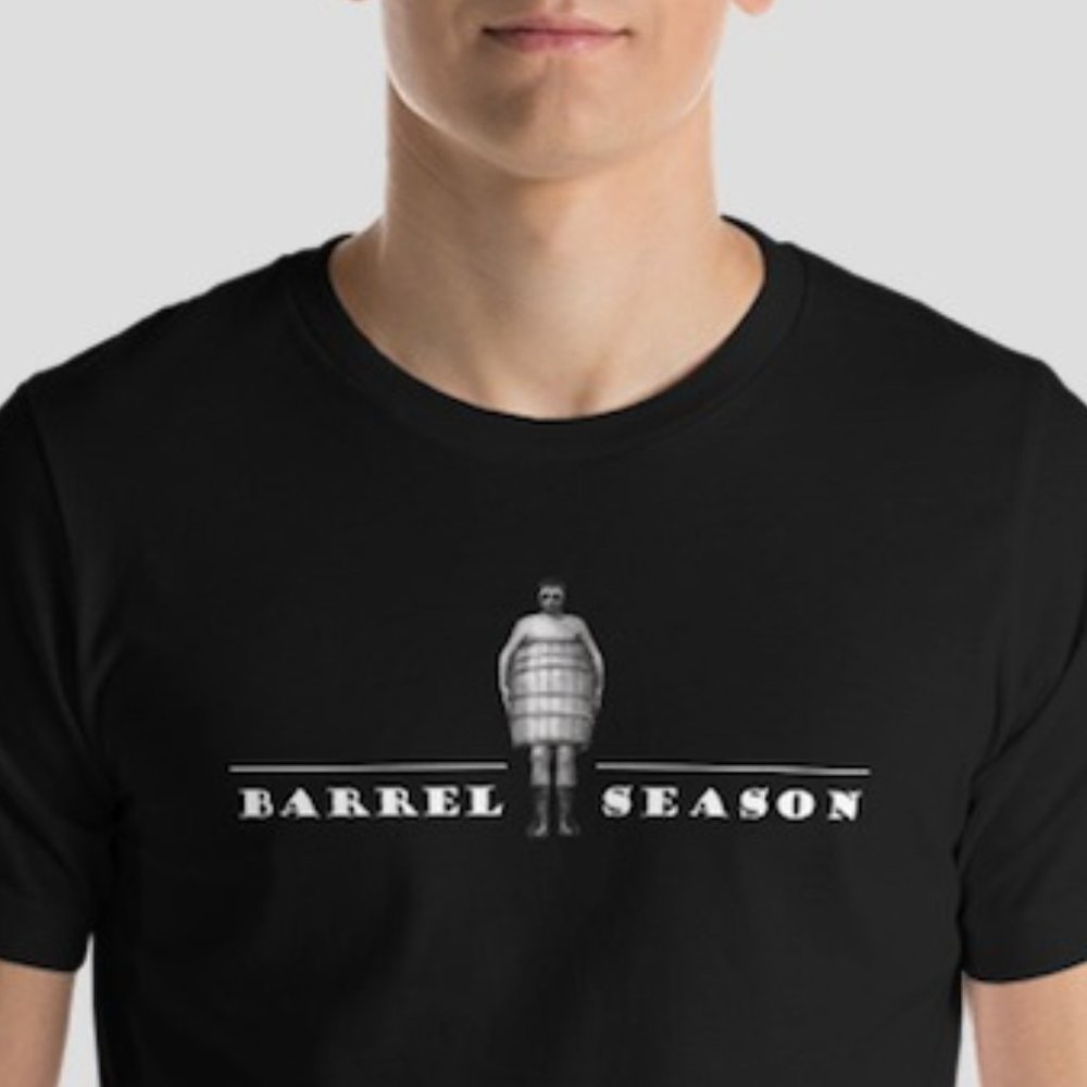 Barrel Season unisex cut shirt, beard & boots